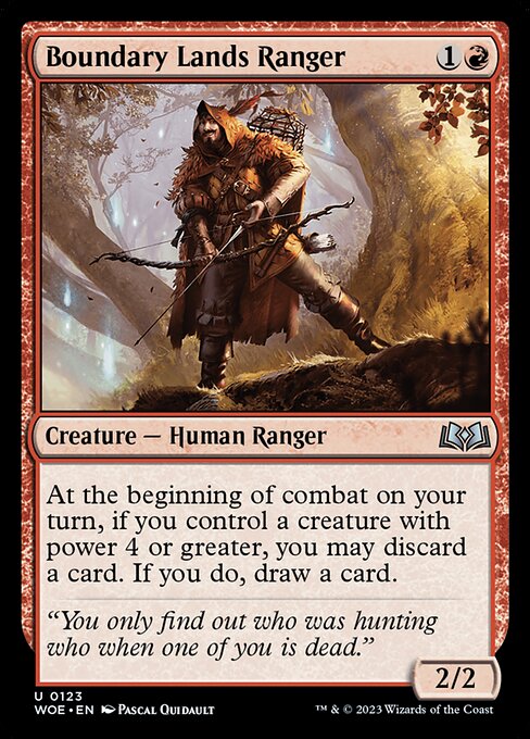 Boundary Lands Ranger from Wilds of Eldraine