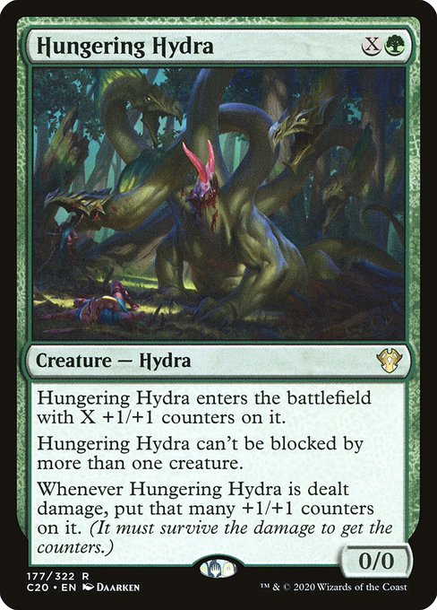 Hungering Hydra highlighted card art