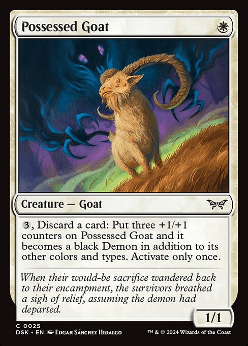 Possessed Goat highlighted card art