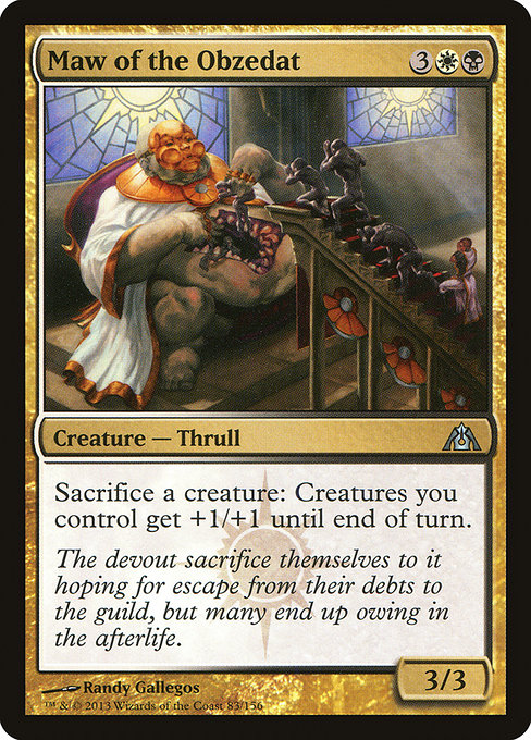 Maw of the Obzedat highlighted card art