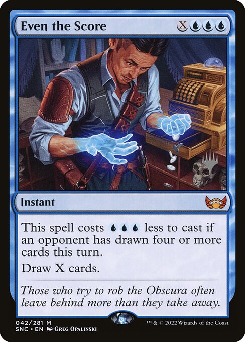 Even the Score from Streets of New Capenna Promos