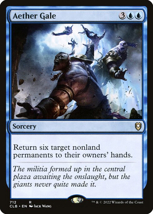 Aether Gale from Commander Legends: Battle for Baldur's Gate