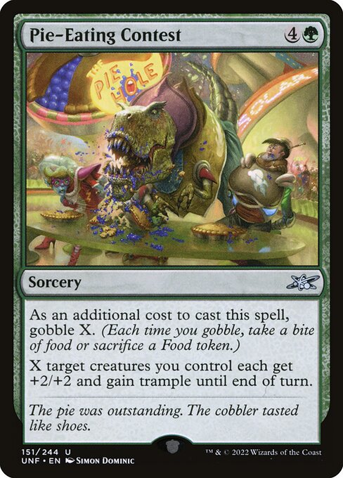 Pie-Eating Contest from Unfinity