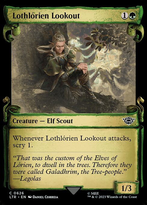 Lothlórien Lookout highlighted card art