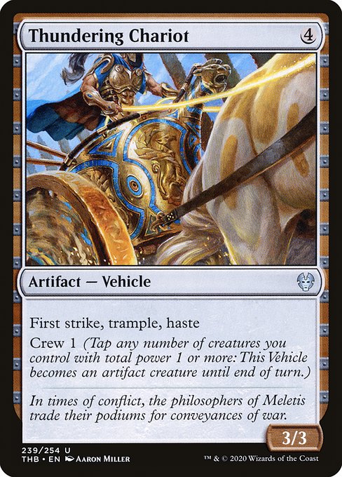 Thundering Chariot highlighted card art