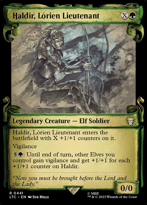 Haldir, Lórien Lieutenant highlighted card art