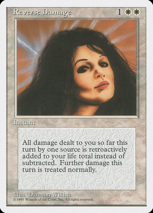 Reverse Damage from Fourth Edition