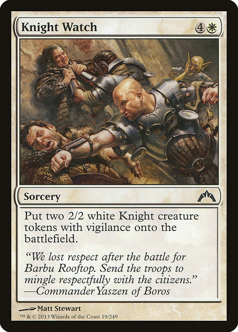 Knight Watch highlighted card art