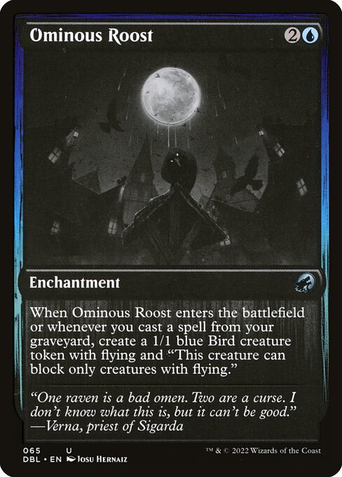 Ominous Roost highlighted card art