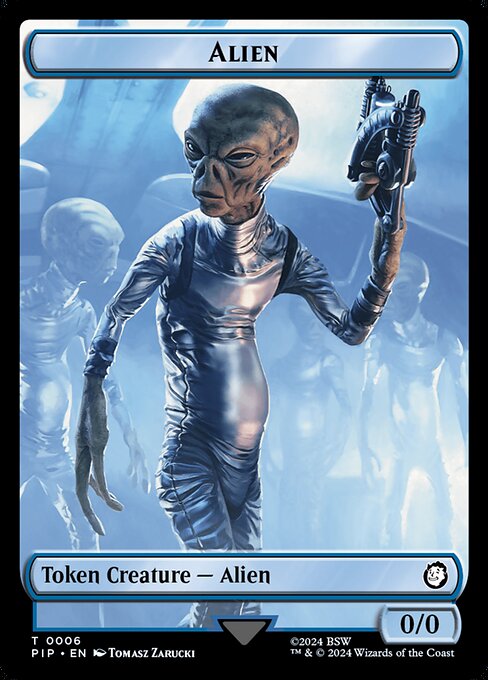 Alien highlighted card art