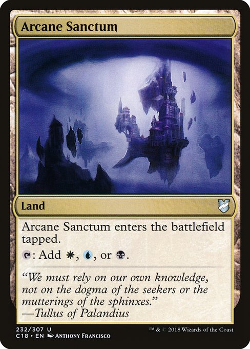 Arcane Sanctum from Commander 2018