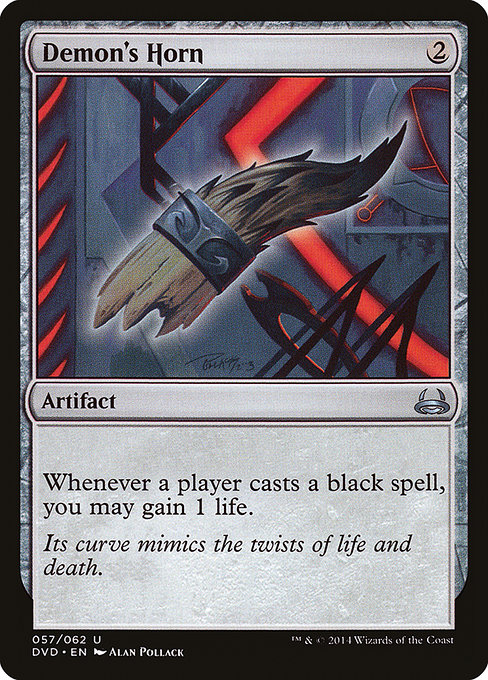Demon's Horn highlighted card art