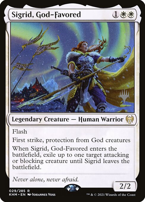 Sigrid, God-Favored from Kaldheim Promos