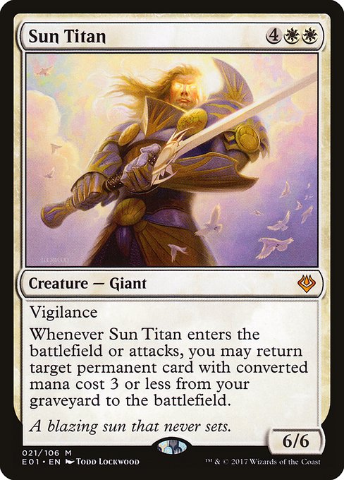 Sun Titan from Archenemy: Nicol Bolas