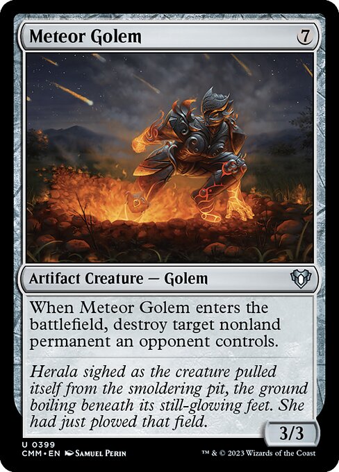 Meteor Golem from Commander Masters
