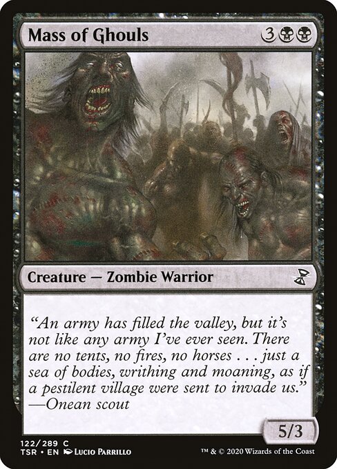 Mass of Ghouls highlighted card art