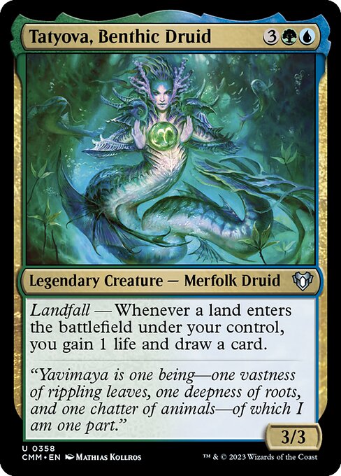 Tatyova, Benthic Druid from Commander Masters