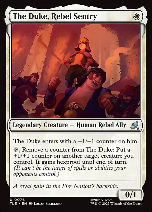 The Duke, Rebel Sentry from Avatar: The Last Airbender Eternal