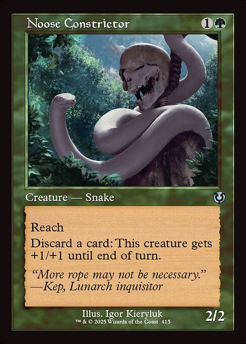 Noose Constrictor from Innistrad Remastered