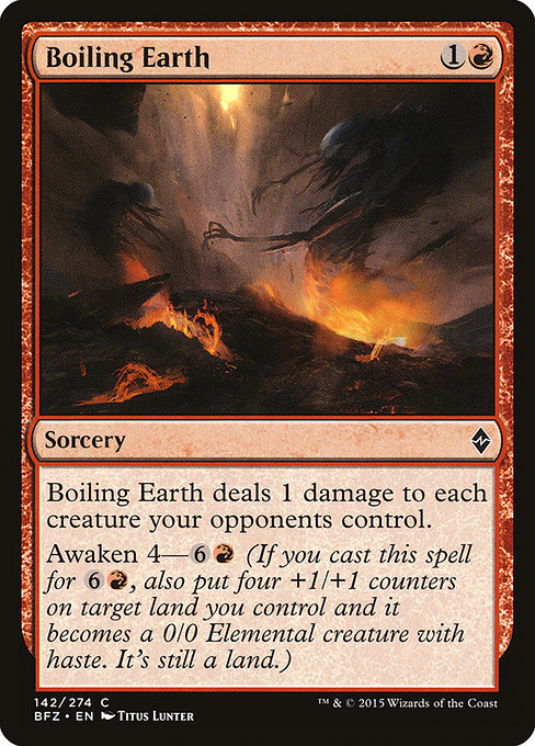 Boiling Earth from Battle for Zendikar