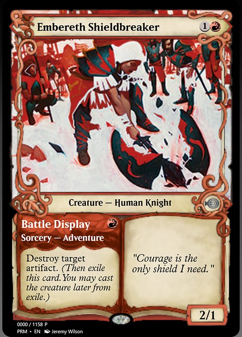 Embereth Shieldbreaker // Battle Display from Magic Online Promos