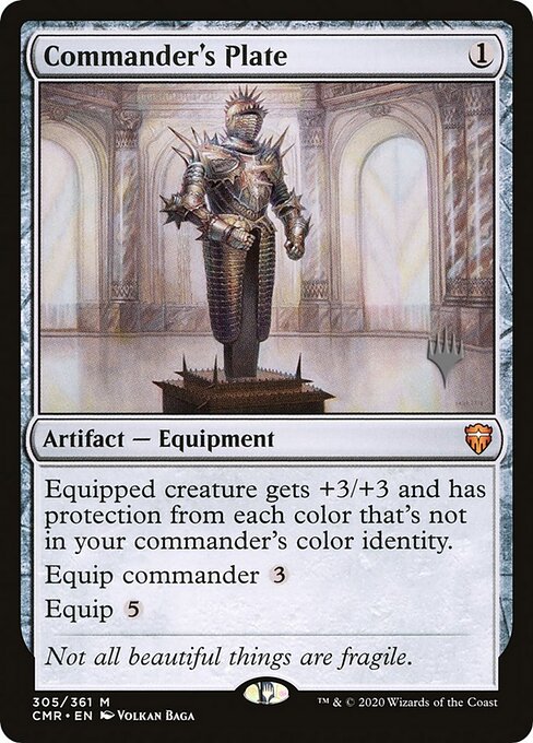 Commander's Plate from Commander Legends Promos