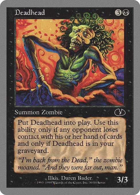Deadhead highlighted card art