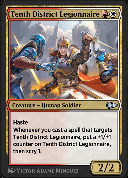 Tenth District Legionnaire highlighted card art