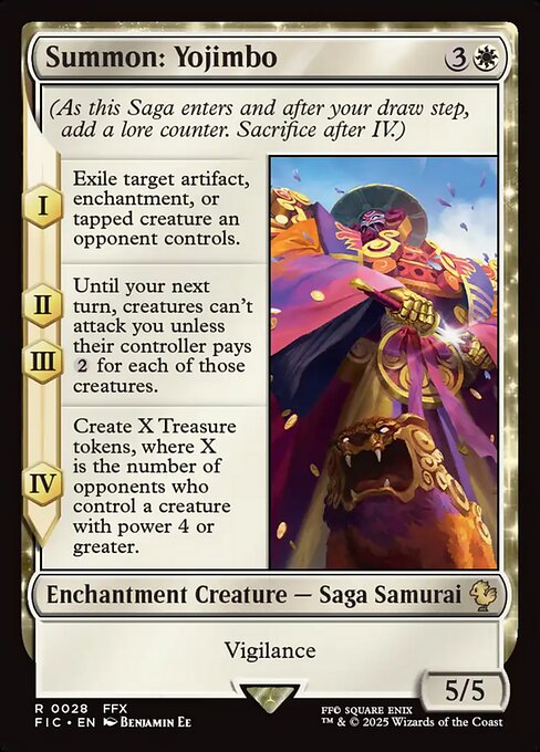 Summon: Yojimbo highlighted card art
