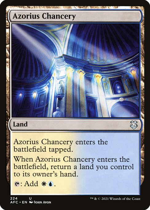 Azorius Chancery from Forgotten Realms Commander