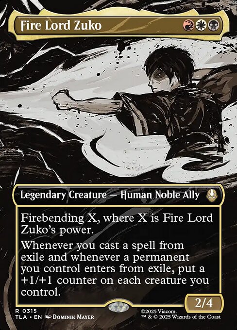 Fire Lord Zuko from Avatar: The Last Airbender