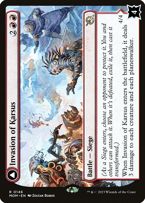 Invasion of Karsus // Refraction Elemental from March of the Machine Promos