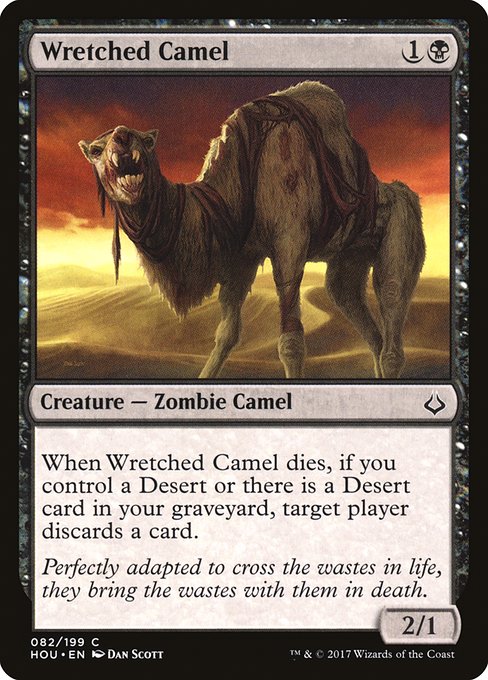 Wretched Camel highlighted card art