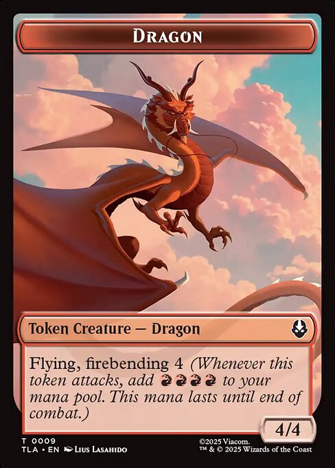 Dragon from Avatar: The Last Airbender Tokens