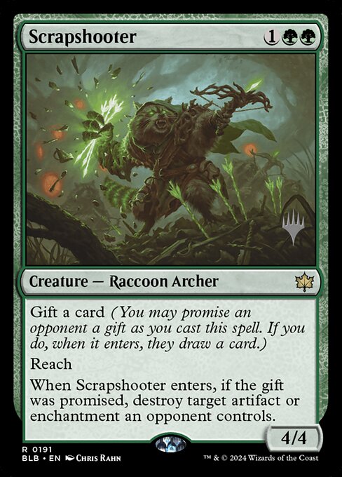 Scrapshooter from Bloomburrow Promos