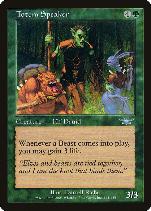 Totem Speaker highlighted card art