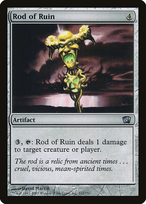 Rod of Ruin from Eighth Edition