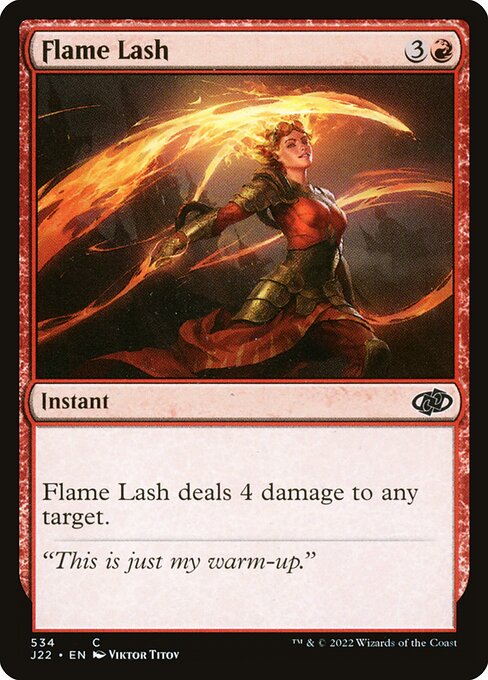 Flame Lash from Jumpstart 2022
