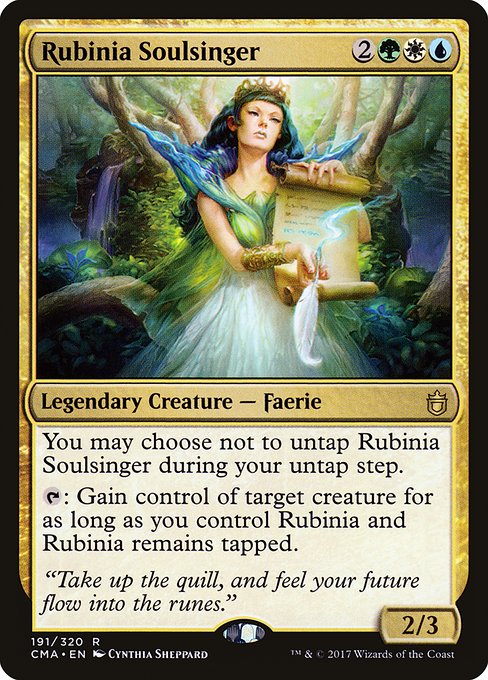 Rubinia Soulsinger highlighted card art