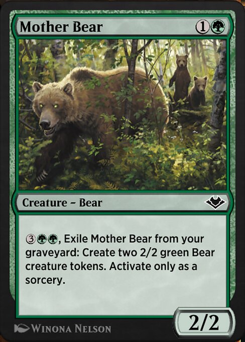 Mother Bear highlighted card art