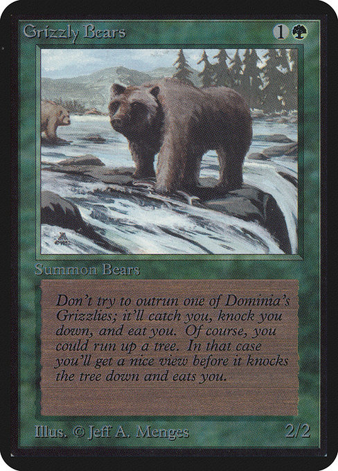 Grizzly Bears from Limited Edition Alpha