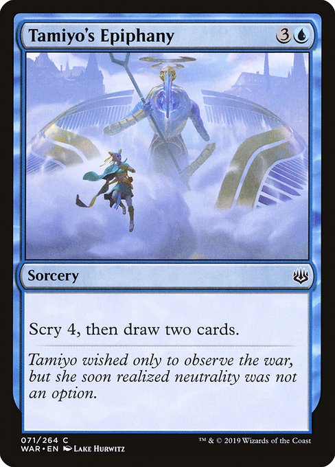 Tamiyo's Epiphany highlighted card art