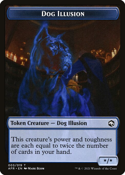 Dog Illusion highlighted card art