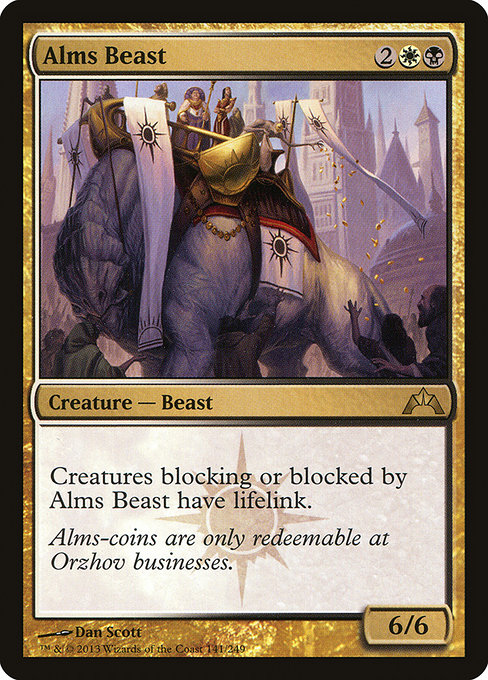 Alms Beast highlighted card art
