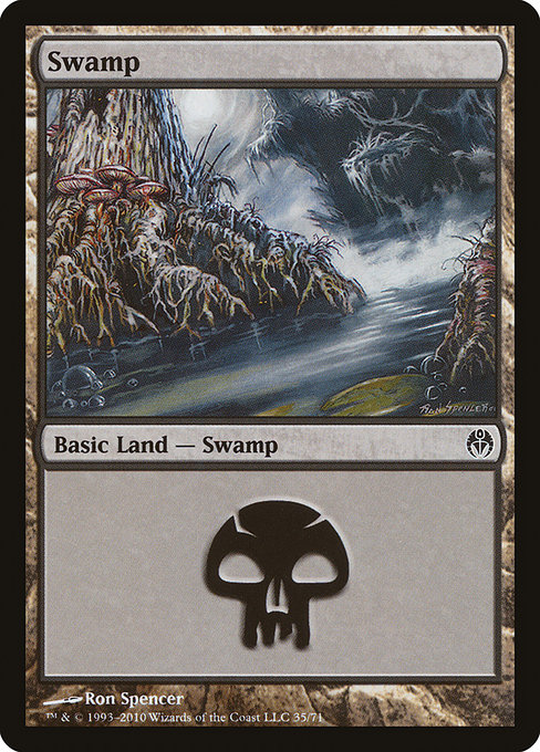 Swamp from Duel Decks: Phyrexia vs. the Coalition
