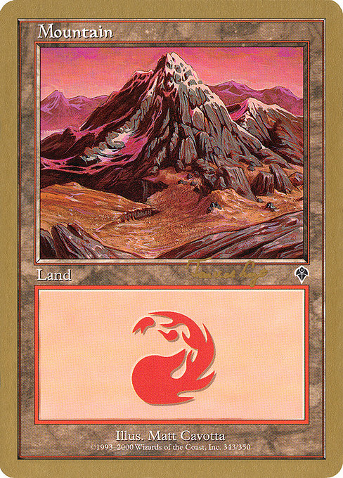 Mountain from World Championship Decks 2001