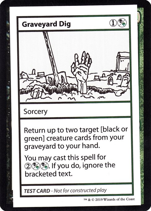 Graveyard Dig highlighted card art