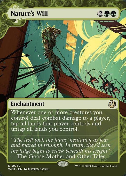 Nature's Will highlighted card art