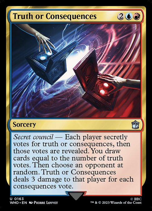 Truth or Consequences highlighted card art