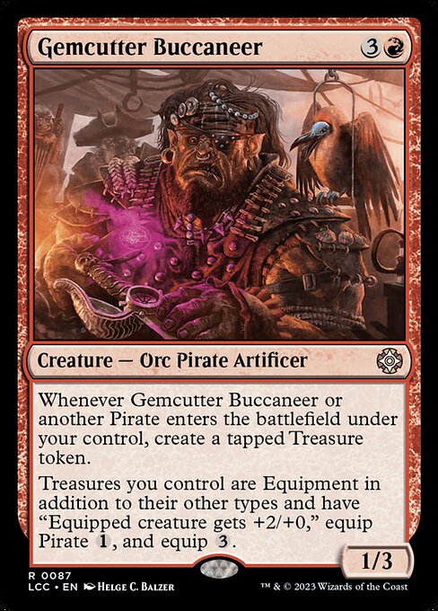 Gemcutter Buccaneer from The Lost Caverns of Ixalan Commander